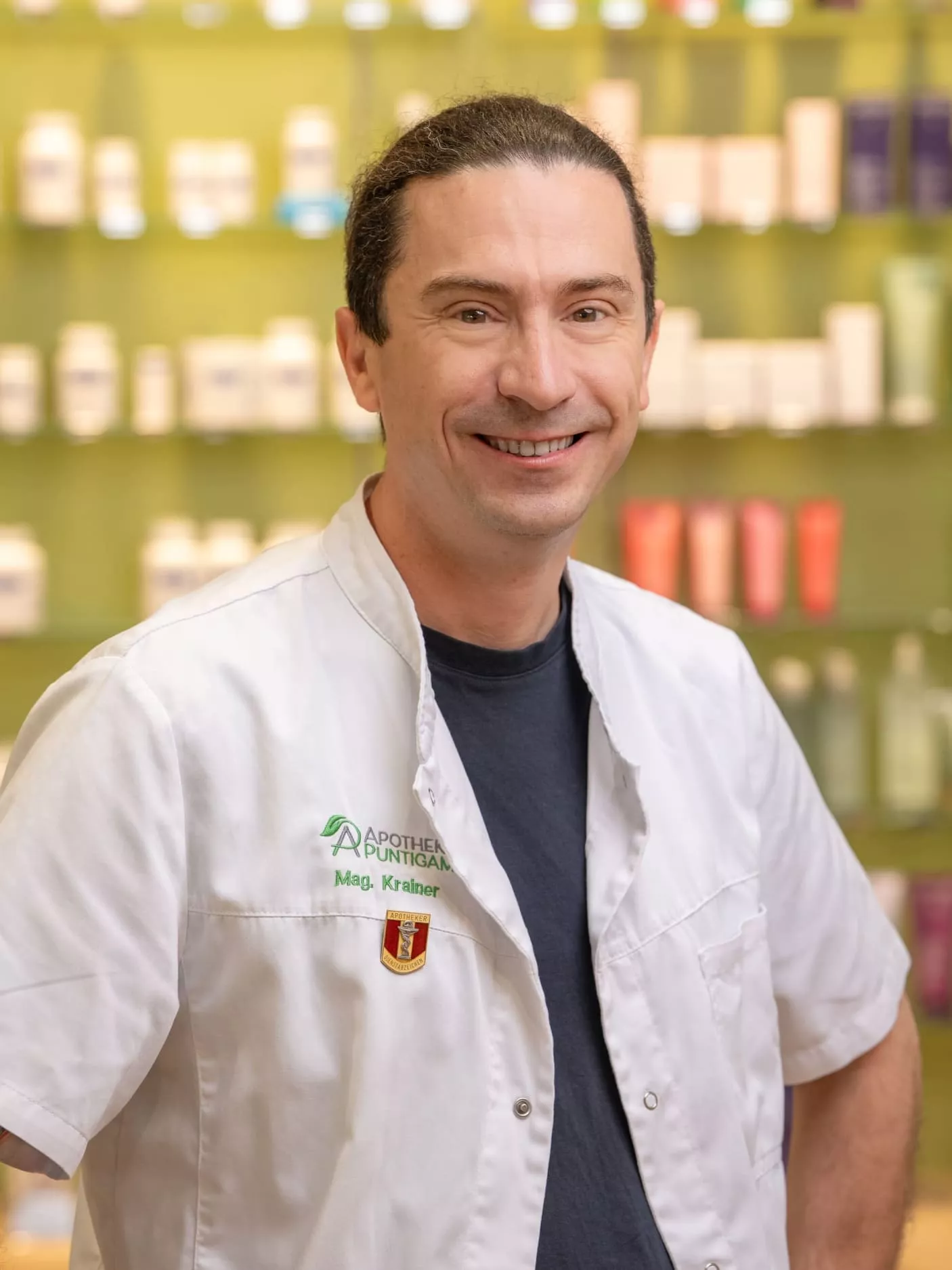 Mag. pharm. Axel Krainer – Leiter und Konzessionär der Apotheke Puntigam in Graz